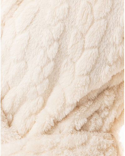 Fancy Bathrobe Le Chat Essentiel (Ecru)