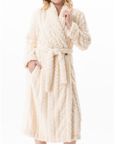 Fancy Bathrobe Le Chat Essentiel (Ecru)