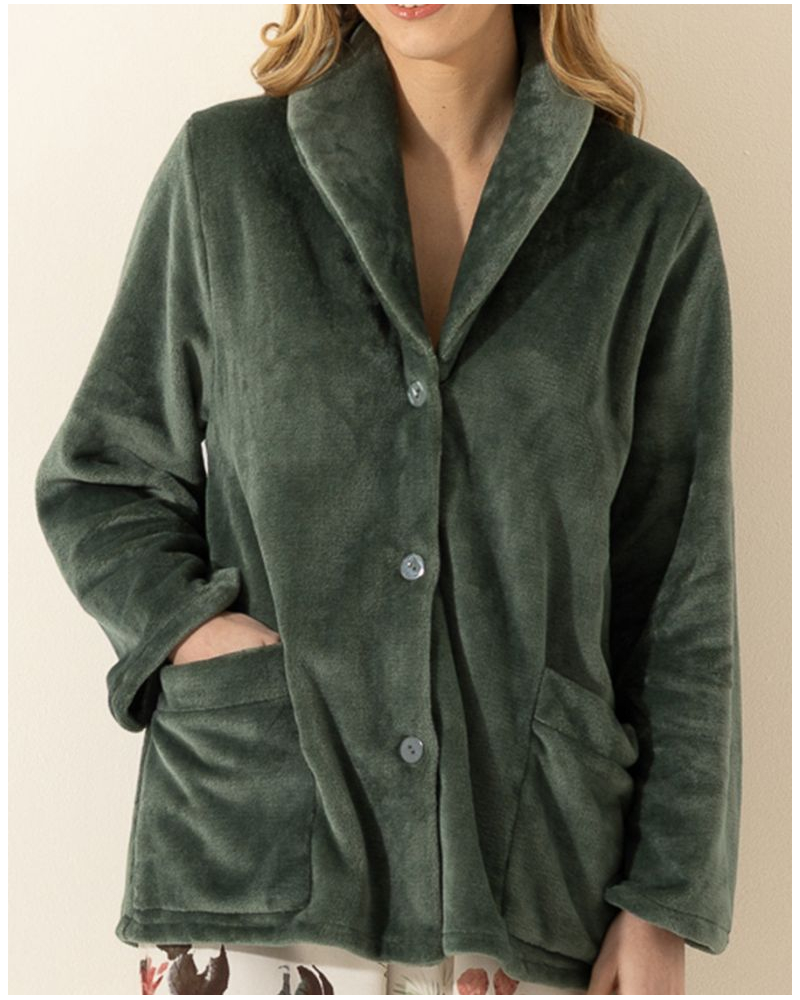 Short buttoned jacket Le Chat (Lichen)