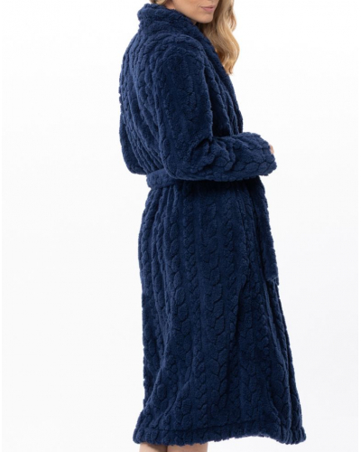 Peignoir fantaisie Le Chat Essentiel (Marine)