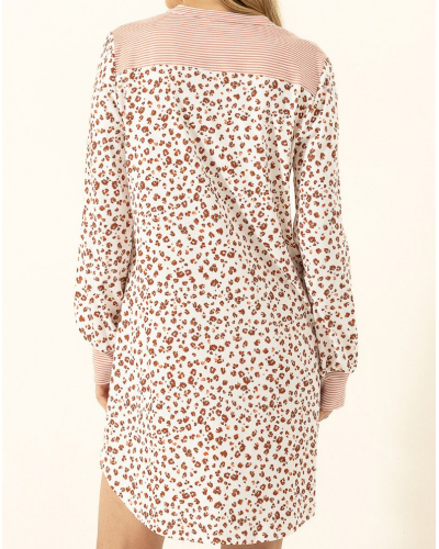 Camisón Interlock 100 % Algodón Le Chat Mantra (Multico)