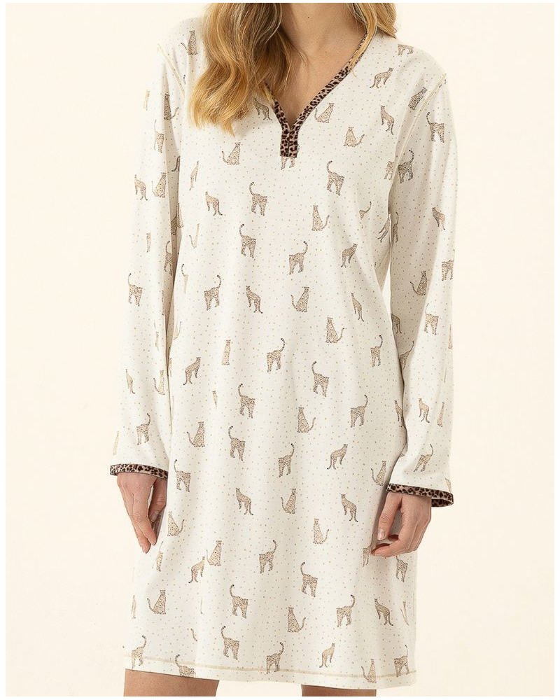 Nightshirt Interlock 100% Cotton Le Chat Fairy (Multico)