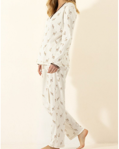 Pyjama Interlock 100% Cotton Le Chat Fairy (Multico)