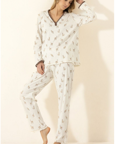 Pyjama Interlock 100% Cotton Le Chat Fairy (Multico)