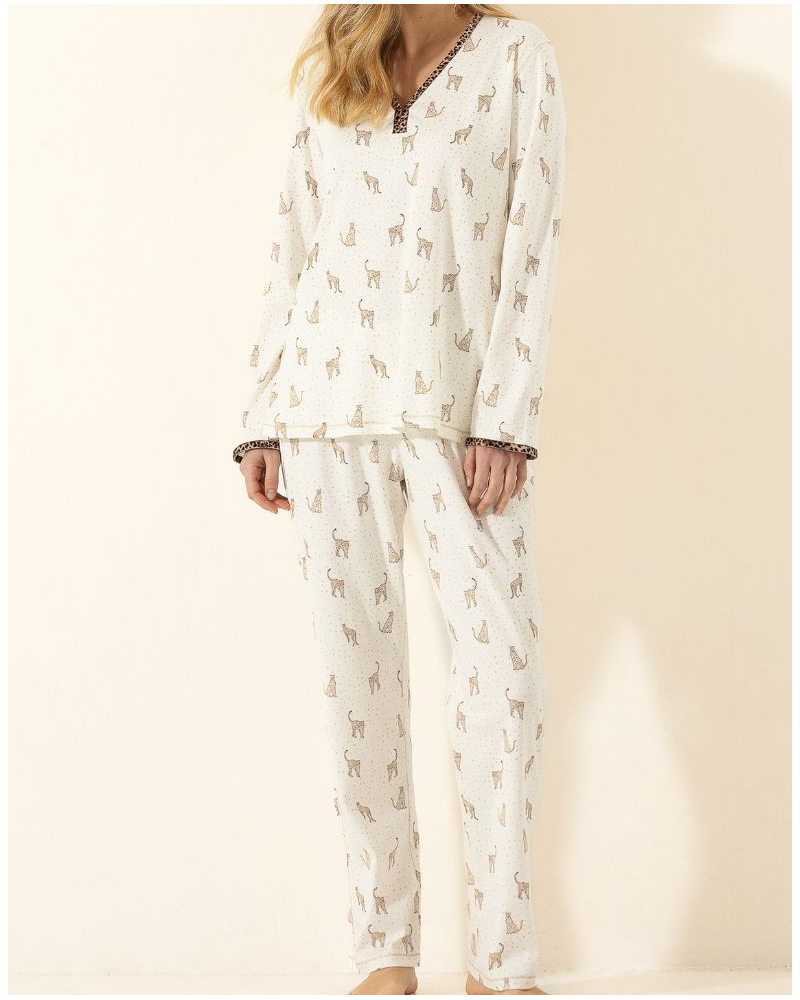 Pyjama Interlock 100% Cotton Le Chat Fairy (Multico)