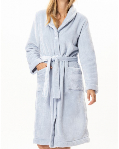 Comfortable bathrobe Le Chat Essentiel (Ciel)