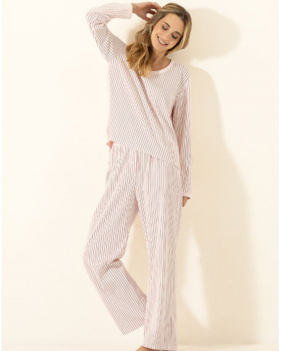 Pyjama Interlock 100% Cotton Le Chat Holy (Bois de Rose)