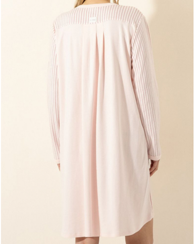 Nightshirt Interlock 100% Cotton Le Chat Holy (Bois de rose)