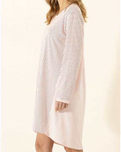 Nightshirt Interlock 100% Cotton Le Chat Holy (Bois de rose)