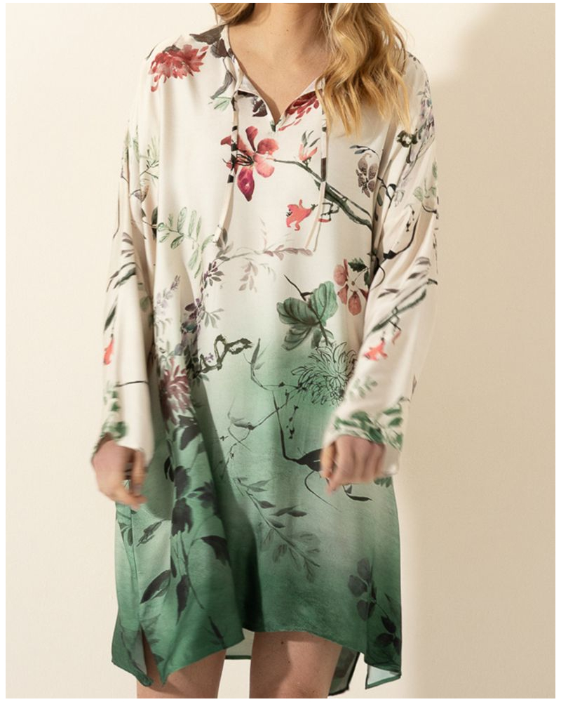 Camisón Urdimbre y Trama Le Chat Japandi (Multico)