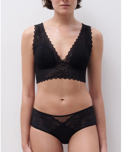 Shorty cubridor Chantelle Floral Touch (Noir)