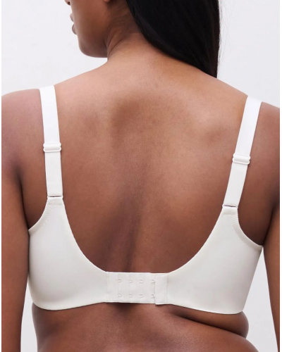 Soutien-gorge armatures enveloppant Chantelle EasyFeel Floral Touch (Milk)