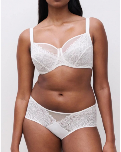 Sujetador con aros envolventes Chantelle EasyFeel Floral Touch (Milk)