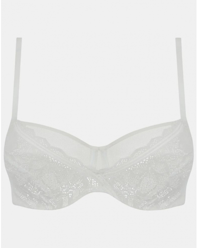 Soutien-gorge armatures enveloppant Chantelle EasyFeel Floral Touch (Milk)