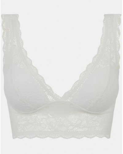 Soutien-gorge sans armature coque Chantelle Floral Touch (Milk)