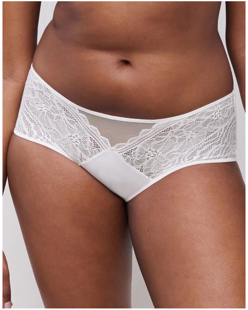 Shorty couvrant Chantelle Floral Touch (Milk)