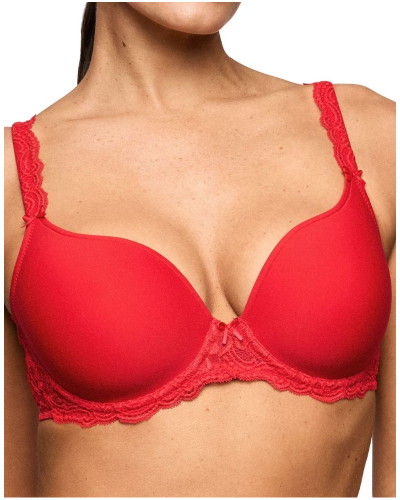 Padded heart-shaped bra Marie Jo Cyrile (True Red)