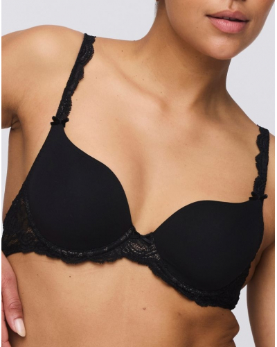 Soutien-gorge rembourré en forme de cœur Marie Jo Cyrile (Noir)