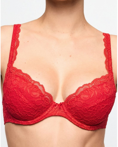 Soutien-gorge push-up à coques amovibles Marie Jo Cyrile (True Red)