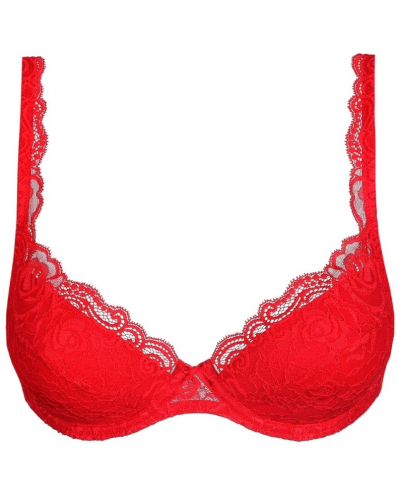 Soutien-gorge push-up à coques amovibles Marie Jo Cyrile (True Red)