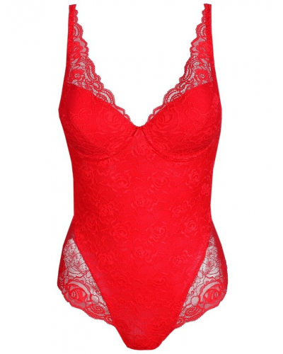 Body plunge à coques Marie Jo Cyrile (True Red)