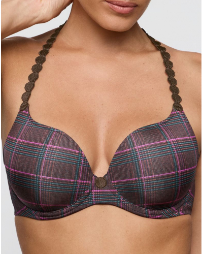 Padded bra heart shape Marie Jo Tom (Wengé)