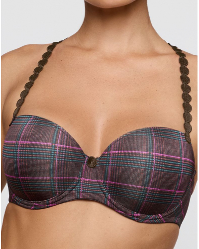 Balcony padded bra Marie Jo Tom (Wengé)