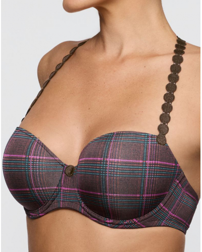 Balcony padded bra Marie Jo Tom (Wengé)