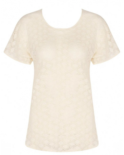 Top de punto Antigel Crochet Seventies (Chanvre)