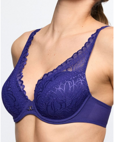 Soutien-gorge rembourré plongeant Marie Jo Cerina (Velvet Eclipse)