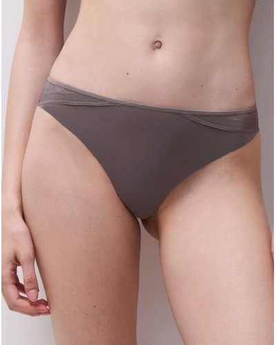 Tanga Chantelle EasyFeel Osmose (Marron Glacé)