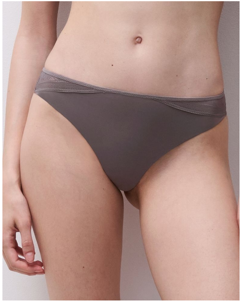 Tanga Chantelle EasyFeel Osmose (Marron Glacé)