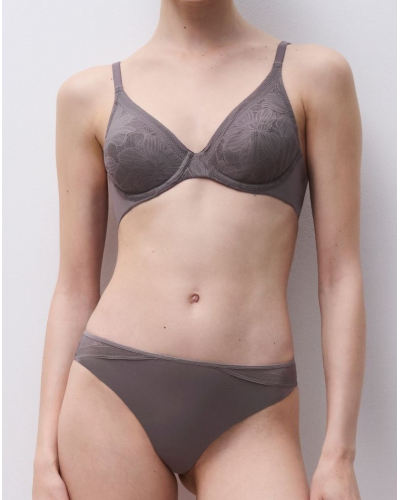 Tanga Chantelle EasyFeel Osmose (Marron Glacé)