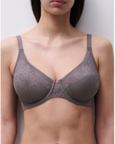 Molded underwired envelopping bra Chantelle EasyFeel Osmose (Marron Glacé)