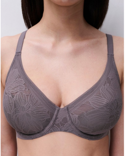 Sujetador con aros envolvente moldeado Chantelle EasyFeel Osmose (Marron Glacé)