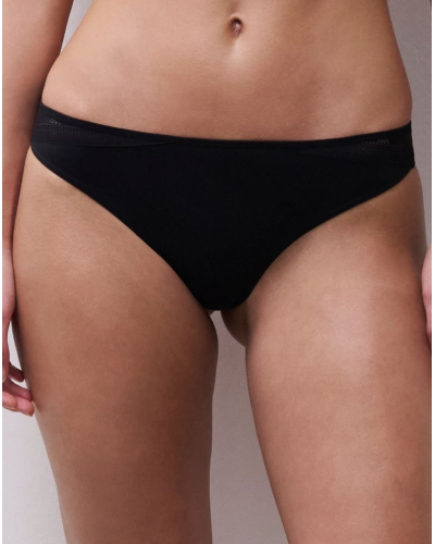 Tanga Chantelle EasyFeel Osmose (Negro)