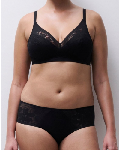 Sujetador sin aros spacer Chantelle EasyFeel Osmose (Negro)