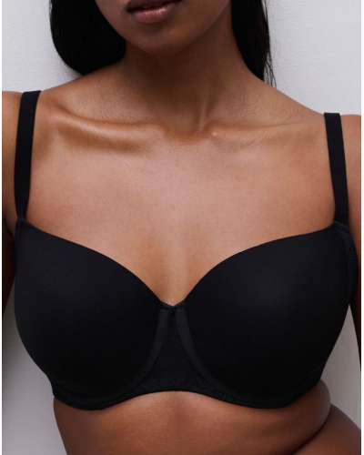 Sujetador preformado envolvente Chantelle EasyFeel Osmose (Negro)