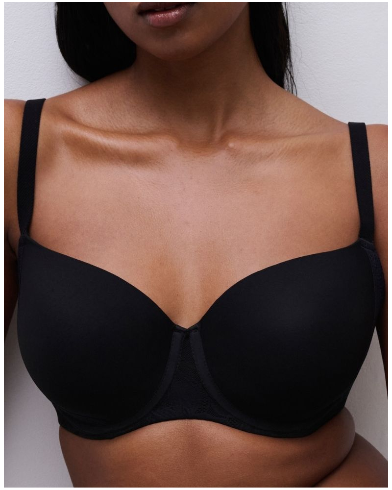 Padded envelopping bra Chantelle EasyFeel Osmose (Black)