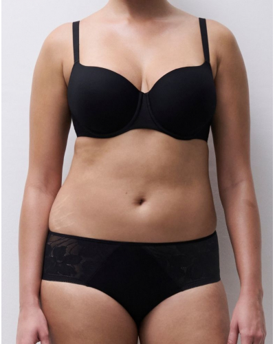 Sujetador preformado envolvente Chantelle EasyFeel Osmose (Negro)