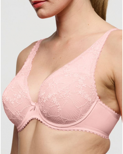 Padded plunge bra Marie Jo Solene (Gardenia Rose)