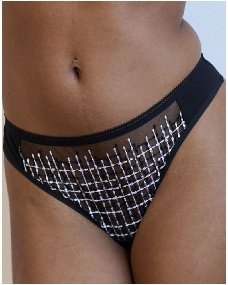 Tanga Maison Lejaby Back in black (Noir)