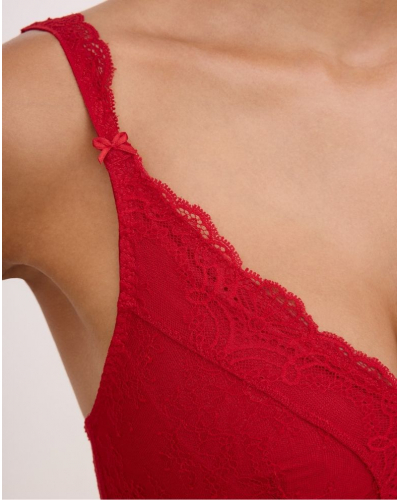 Sostén flexible postoperatorio Aubade Danse des Sens (Irresistible Red)