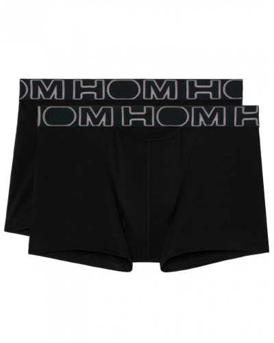 Pack of 2 cotton boxers HO1 HOM Boxerlines (Black)