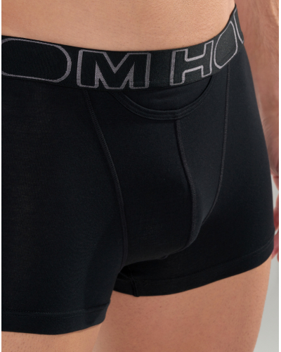 Lot de 2 boxers en coton HO1 HOM Boxerlines (Noir/Gris)