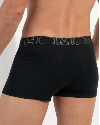 Paquete de 2 boxers en algodón HO1 HOM Boxerlines (Noir/Gris)