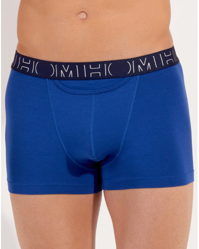 Pack of 2 cotton boxers HO1 HOM Boxerlines (Marine/Bleu)