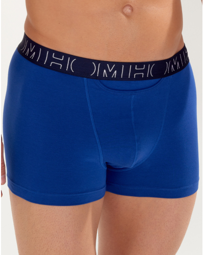 Pack of 2 cotton boxers HO1 HOM Boxerlines (Marine/Bleu)