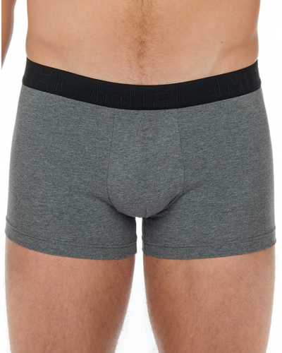 Pack of 3 cotton boxers HO1 HOM Boxerlines (Noir/Marine/Gris chiné)