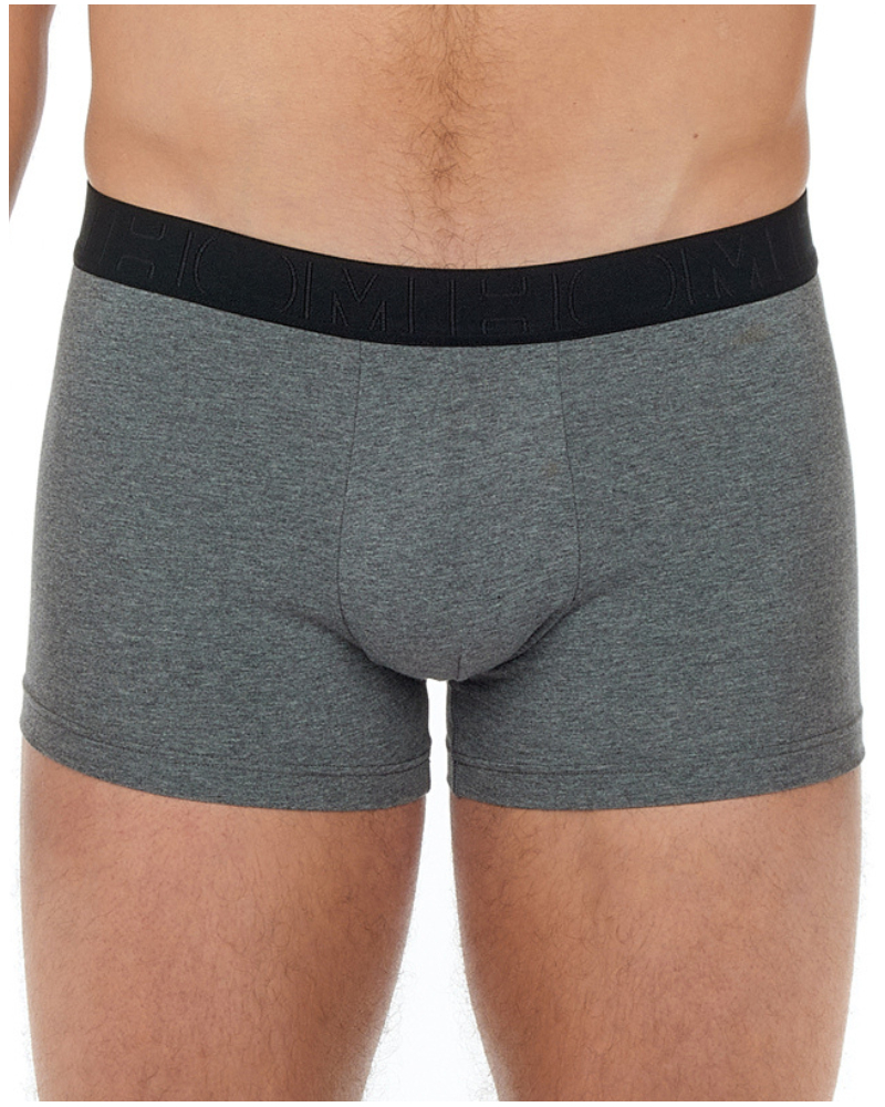 Paquete de 3 boxers en algodón HO1 HOM Boxerlines (Noir/Marine/Gris chiné)